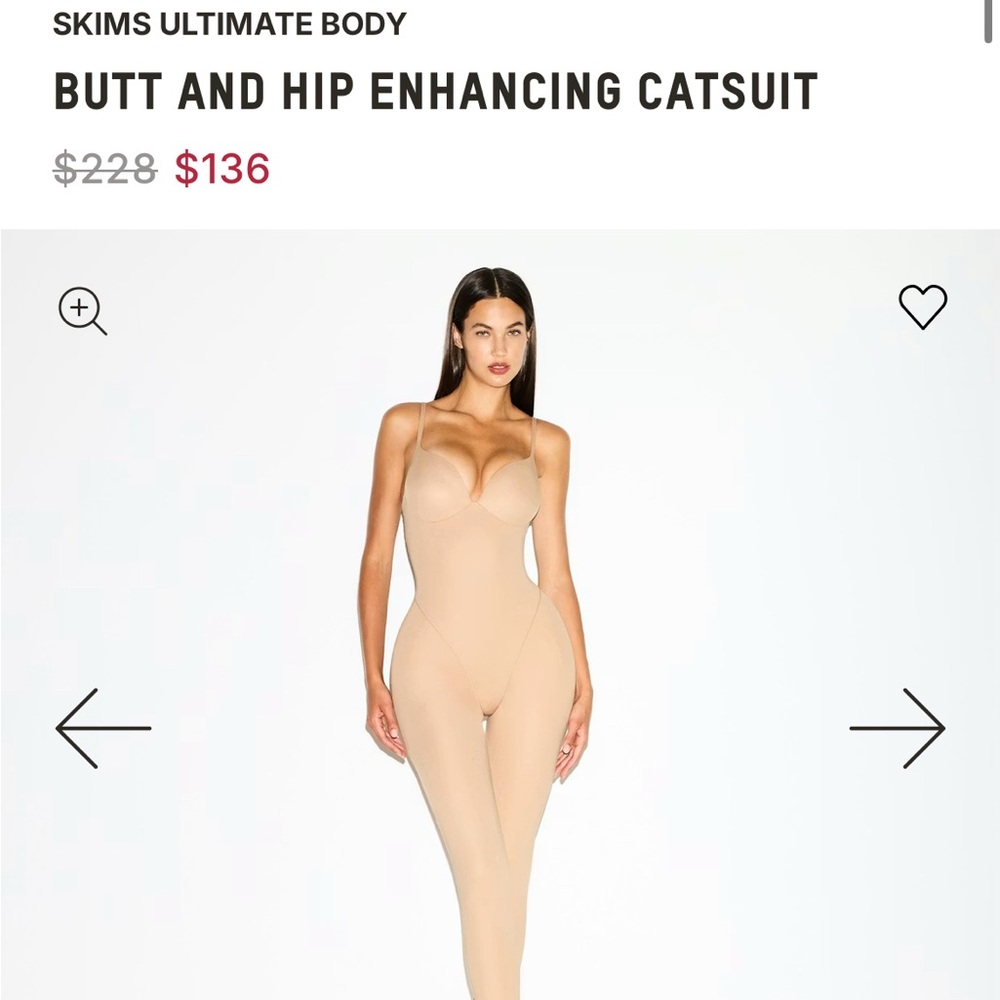 SKIMS Ultimate Body Enhancing Catsuit in Nude